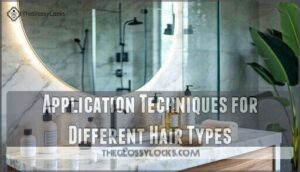 application techniques for different hair types