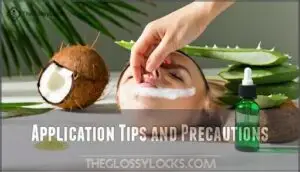 application tips and precautions