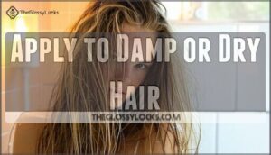 apply to damp or dry hair