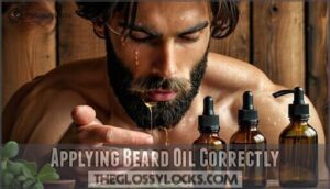 applying beard oil correctly