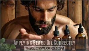 applying beard oil correctly