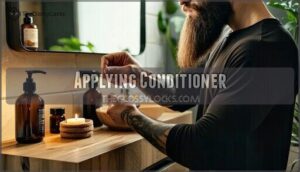 applying conditioner