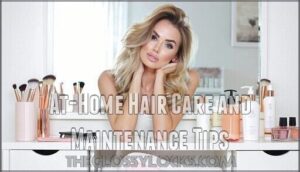at-home hair care and maintenance tips