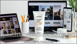 authorized retailers and online marketplaces