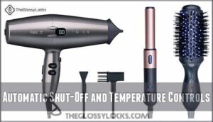 automatic shut-off and temperature controls