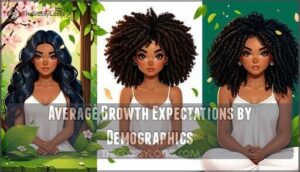 average growth expectations by demographics