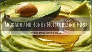 avocado and honey moisturizing mask