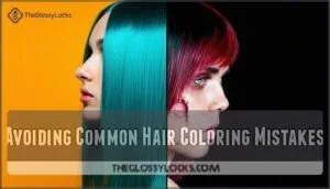 avoiding common hair coloring mistakes