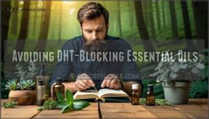 avoiding dht-blocking essential oils