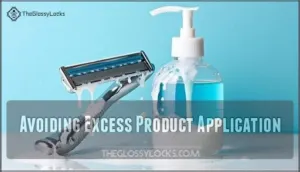 avoiding excess product application avoiding excess product application