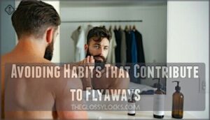 avoiding habits that contribute to flyaways