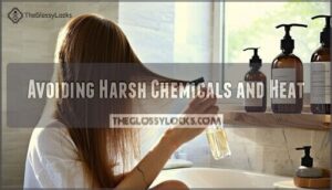 avoiding harsh chemicals and heat