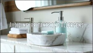 avoiding irritants and allergens