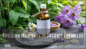 avoiding irritants in organic formulas