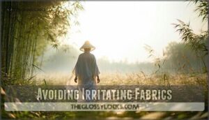 avoiding irritating fabrics