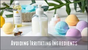 avoiding irritating ingredients