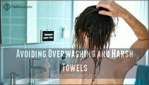 avoiding overwashing and harsh towels