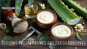 avoiding preservatives and harsh additives