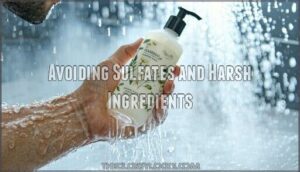 avoiding sulfates and harsh ingredients