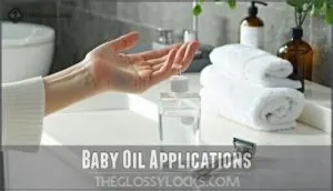 baby oil applications