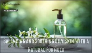 balancing and soothing oily skin with a natural formula