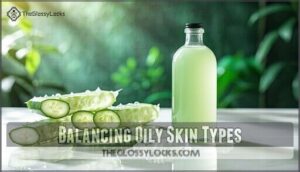 balancing oily skin types