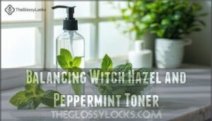 balancing witch hazel and peppermint toner