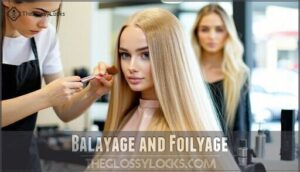 balayage and foilyage