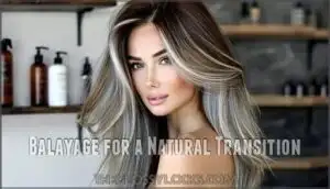 balayage for a natural transition