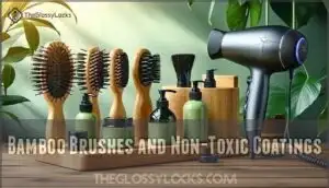 bamboo brushes and non-toxic coatings