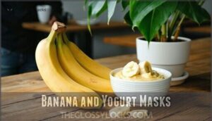 banana and yogurt masks