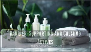barrier-supporting and calming actives