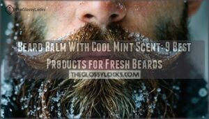 beard balm with cool mint scent