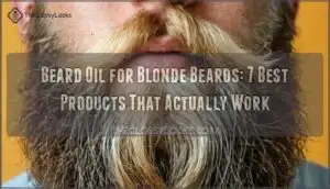 beard oil for blonde beards