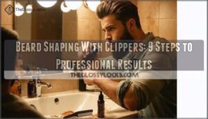beard shaping with clippers