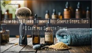 beard trimmer oil usage