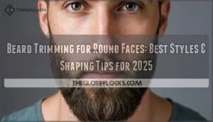 beard trimming for round faces