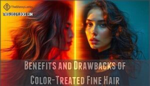 benefits and drawbacks of color-treated fine hair