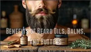 benefits of beard oils, balms, and butters