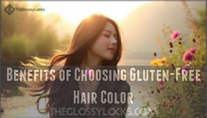 benefits of choosing gluten-free hair color