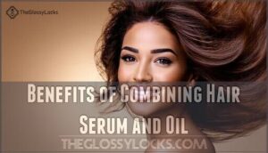 benefits of combining hair serum and oil