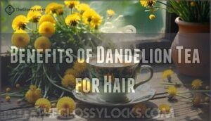 benefits of dandelion tea for hair