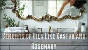 benefits of oils like castor and rosemary
