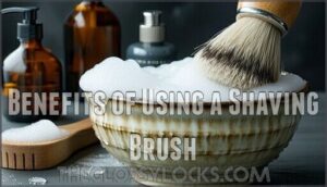 benefits of using a shaving brush