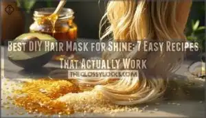 best diy hair mask for shine