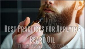 best practices for applying beard oil