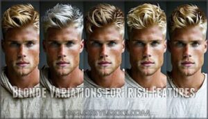 blonde variations for irish features