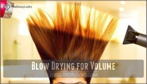 blow drying for volume