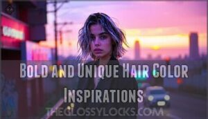 bold and unique hair color inspirations