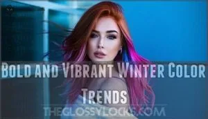 bold and vibrant winter color trends